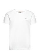 GANT Shield Ss T-Shirt Vit