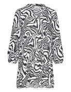 ONLY Carmakoma Carsebbie L/S Tunic Dress Aop Vit