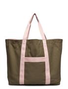 Canvas Berta Bag Shopper Väska Khaki Green Becksöndergaard