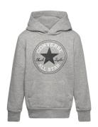 Converse Converse Fleece Core Pullover Hoodie Grå