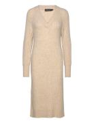 Soaked In Luxury Slrakel V-Neck Dress Beige