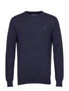 Polo Ralph Lauren Slim Fit Cotton Sweater Marinblå