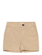 Mango Slim-Fit Chino Cotton Bermuda Shorts Beige