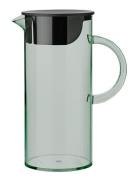 Stelton Em77 Jug With Lid 1.5 L. Dusty Green Grön