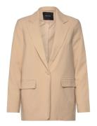 Vero Moda Vmcarmen Ls Loose Blazer Noos Beige