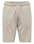 ONLY & SONS Onsdeniz Reg Terry Shorts Cs Beige