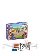 Schleich Horse Club Mias Vaulting Set Toys Playsets & Action Figures P...