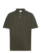 Knowledge Cotton Apparel Toke Basic Badge Polo - Gots/Vegan Grön