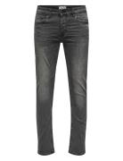 ONLY & SONS Onsloom Slim Wash Blk 0447 Dia Dnm Noos Svart