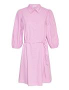 MSCH Copenhagen Mschcedrica Abiella 3/4 Shirt Dress Rosa