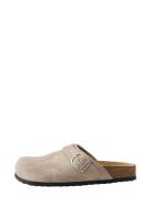 LMTD Nlnavery Mules Beige