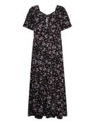 Lindex Dress Bloom Svart