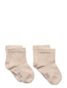 Minymo Ankle Sock Beige