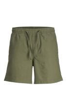 Jack & J S Jpstjaiden Summer Linen Blend Short Sn Grön