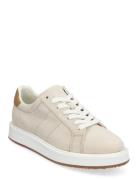 Lauren Ralph Lauren Angeline Iv Suede & Leather Sneaker Beige