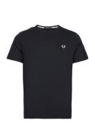 Fred Perry Crew Neck T-Shirt Blå