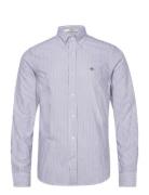 GANT Slim Classic Oxford Stripe Shirt Blå