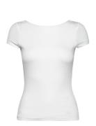 Gina Tricot Soft Touch Low Back Top Vit