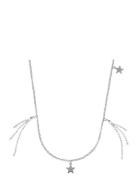 By Jolima Long Star Necklace Silver