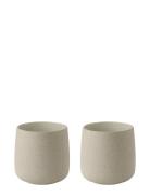 Stelton Emma Cup 0.22 L. 2 Pcs Grey Beige