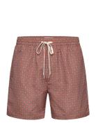 Les Deux Stan Aop Swim Shorts 2.0 Brun