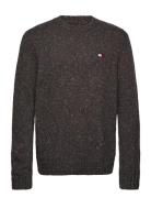 Tommy Jeans Tjm Reg Multi Neps Sweater Svart