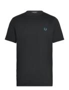 Fred Perry Ringer T-Shirt Svart