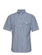 Eton Slim Fit Casual Poplin Shirt Blå
