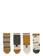 Liewood Silas Cotton Socks - 4 Pack Multi/patterned