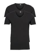 JBS Jbs 2-Pack T-Shirt V-Neck Gots Svart