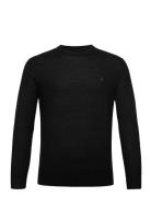 AllSaints Mode Merino Crew Svart