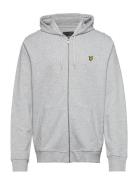 Lyle & Scott Zip Through Hoodie Grå