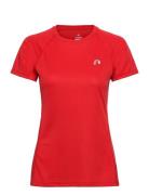 Newline Women Core Running T-Shirt S/S Röd