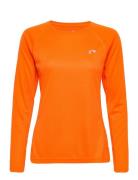 Newline Women Core Running T-Shirt L/S Orange