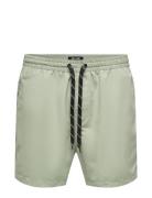 ONLY & SONS Onsted Life Swim Short Gw 1832 Grön