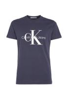 Calvin Klein Jeans Core Monologo Slim Tee Marinblå