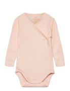 Copenhagen Colors Baby Rib Jersey Body Crossover W. Longsleeve Rosa