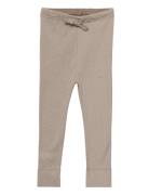 Copenhagen Colors Rib Jersey Leggings W. String Grå