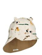 Liewood Gorm Reversible Sun Hat With Ears Beige