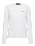 Polo Ralph Lauren Long-Sleeve Jersey Crewneck Tee Vit