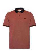 GANT 4-Col Oxford Ss Pique Orange