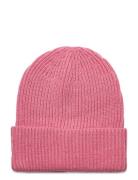 Lindex Knitted Beanie Chunky Rosa