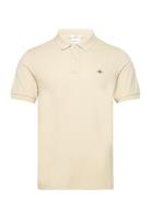 GANT Slim Shield Ss Pique Polo Beige