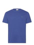 GANT Reg Shield Ss T-Shirt Blå