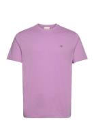 GANT Reg Shield Ss T-Shirt Lila