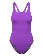 Casall Deep Racerback Swimsuit Lila