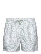 Björn Borg Borg Print Swim Shorts Grön