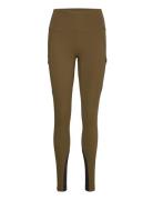 Kari Traa Ane High Waist Tights Khaki Green