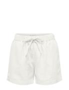 ONLY Onlcaro Mw Linen B Pull-Up Shorts Cc Pnt Vit