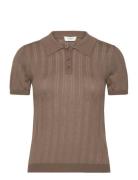 Rosemunde Knit Polo Brun